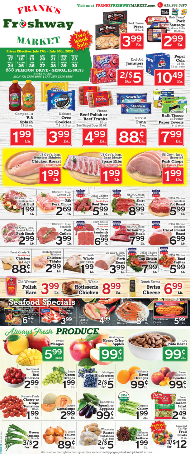 Weekly Circular - Frank's Freshway Market